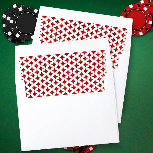 The Monogram Playing Card Wedding Collection Envelope Liner
