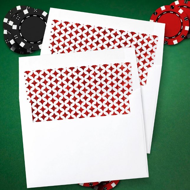 The Monogram Playing Card Wedding Collection Envelope Liner (Creator Uploaded)