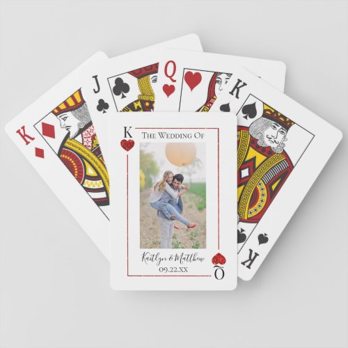 The Monogram Playing Card Wedding Collection Favor