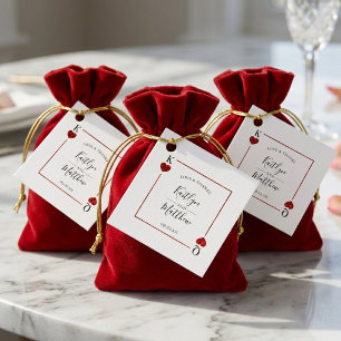 The Monogram Playing Card Wedding Collection Favor Tags