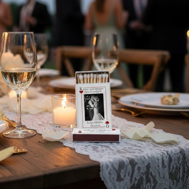 The Monogram Playing Card Wedding Collection Matchboxes (Creator Uploaded)