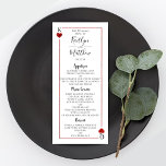 The Monogram Playing Card Wedding Collection Menu<br><div class="desc">Celebrate in style with these modern and very trendy wedding menu cards. This design is easy to personalize with your special event wording and your guests will be thrilled when they see these fabulous menus. Matching items can be found in the collection.</div>