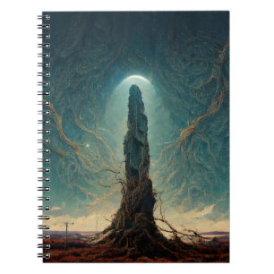 The Monolith 2 Fantasy Sci-Fi Art Notebook
