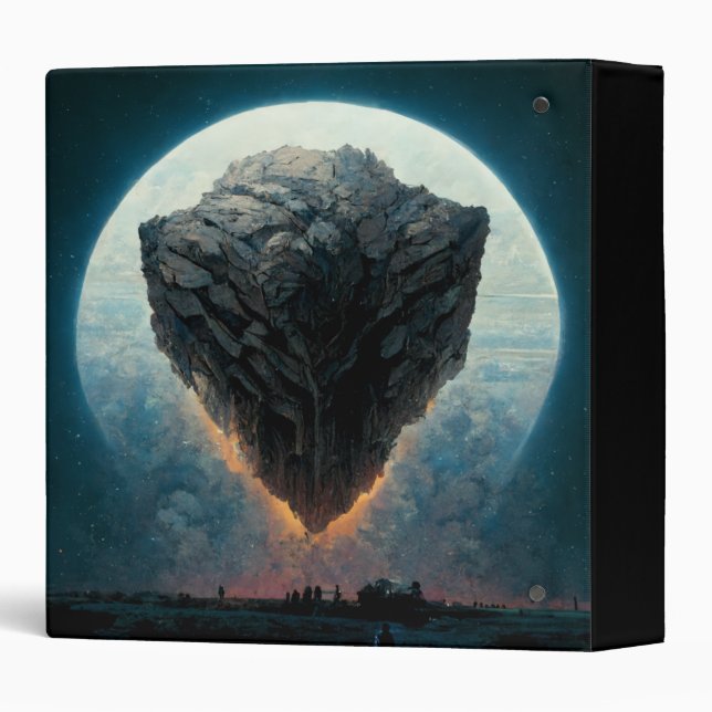 The Monolith Fantasy Sci-Fi Art 3 Ring Binder (Back/Spine)