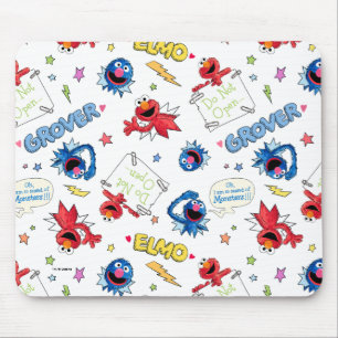 The Monster at the End of This Story Pattern Mouse Pad