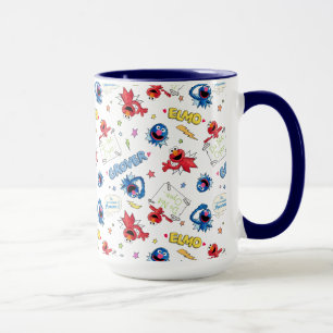 The Monster at the End of This Story Pattern Mug