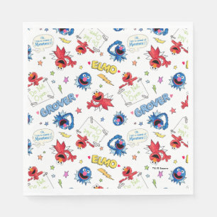 The Monster at the End of This Story Pattern Napkins