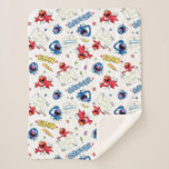 The Monster at the End of This Story Pattern Sherpa Blanket