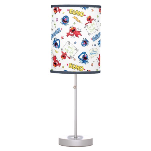 The Monster at the End of This Story Pattern Table Lamp