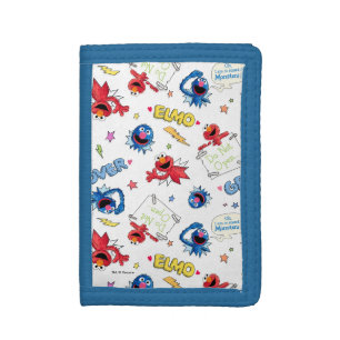 The Monster at the End of This Story Pattern Tri-fold Wallet