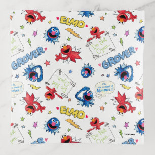 The Monster at the End of This Story Pattern Trinket Tray