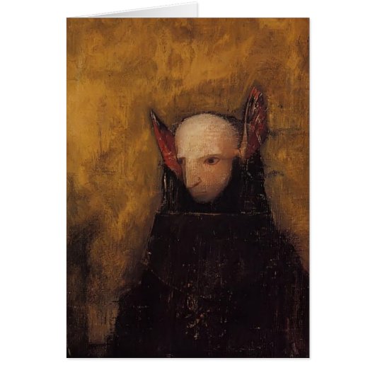 The Monster by Odilon Redon Cards (Front)