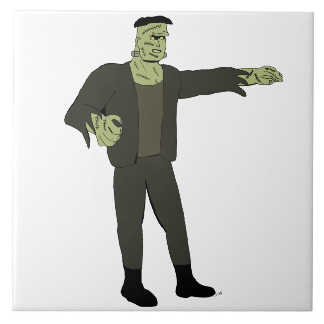 The Monster   Ceramic Tile (Front)