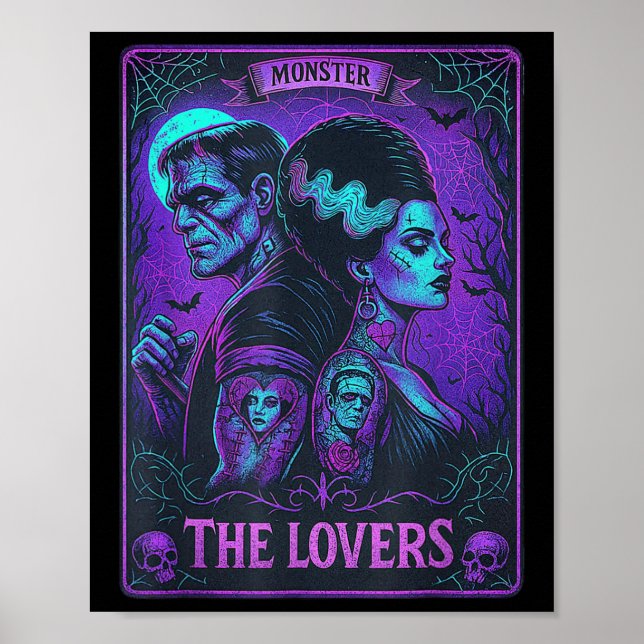 The Monster Frankenstein And Bride The Lovers Taro Poster (Front)