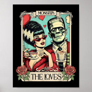 The Monster Frankenstein And Bride The Lovers Taro Poster