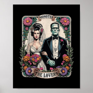 The Monster Frankenstein And Bride The Lovers Taro Poster