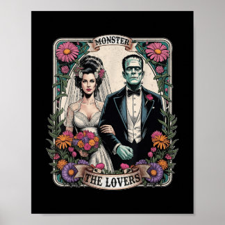 The Monster Frankenstein And Bride The Lovers Taro Poster