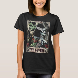 The Monster Frankenstein And Bride The Lovers Taro T-Shirt