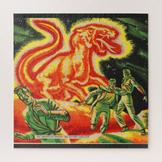 The Monster From the Flying Saucer Jigsaw Puzzle