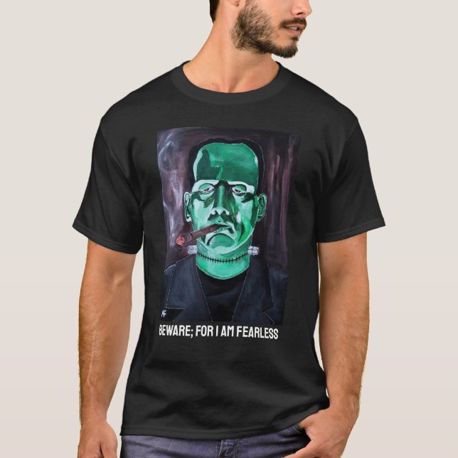 The Monster Painting by Alfred Fox T-Shirt (Front)