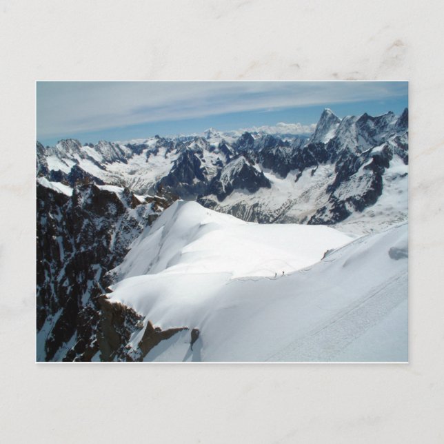 The Mont Blanc,France Postcard (Front)