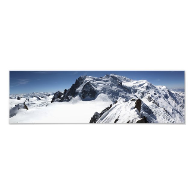 The Mont Blanc Massif Photo Print (Front)