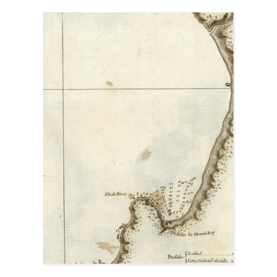 The Monterey Bay and peninsula Postcard