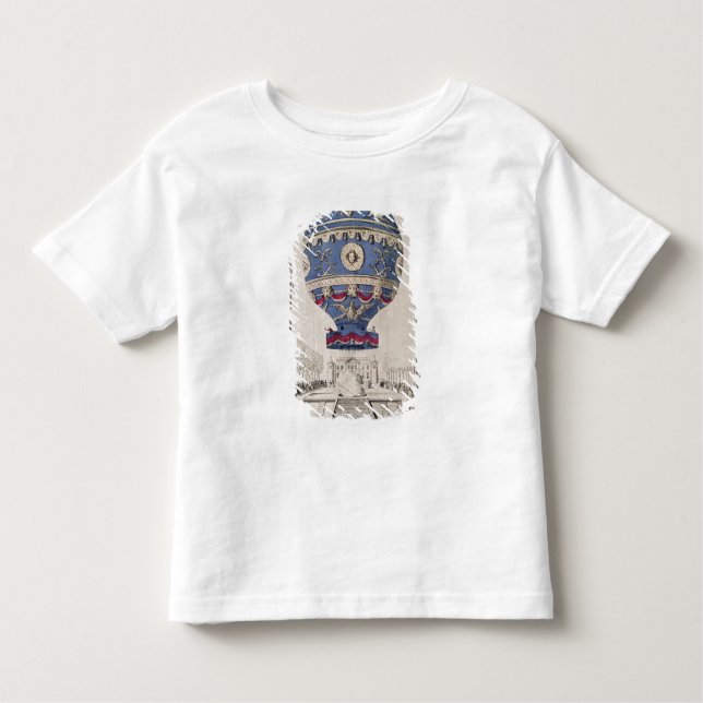 The Montgolfier Brothers' Balloon Experiment Toddler T-shirt (Front)