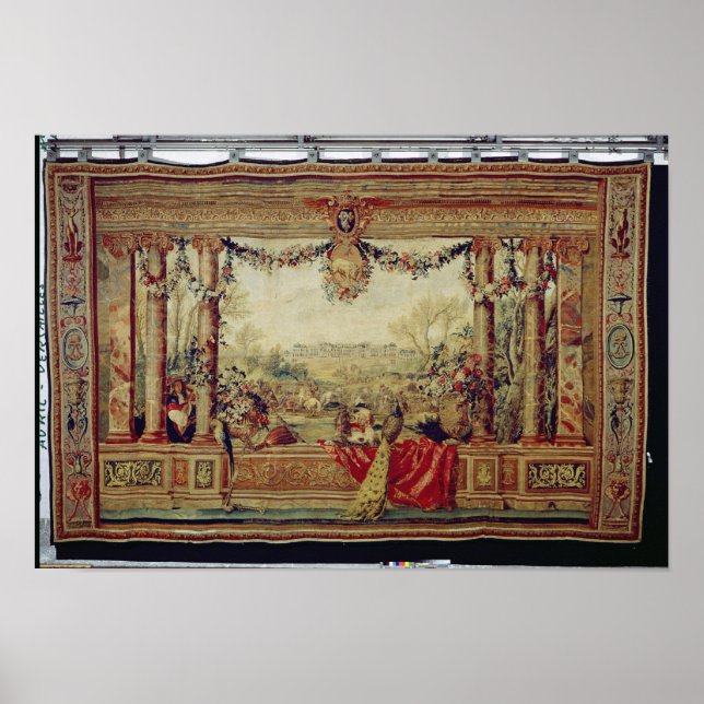 The Month of April/ Chateau of Versailles Poster (Front)