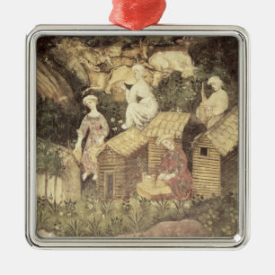 The Month of June Metal Ornament