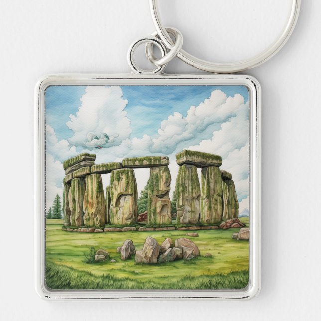 The Monumental Stones of Stonehenge #2 Keychain (Front)
