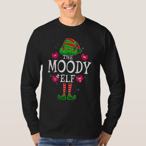 The Moody Elf Group Matching Family Christmas Holi T-Shirt