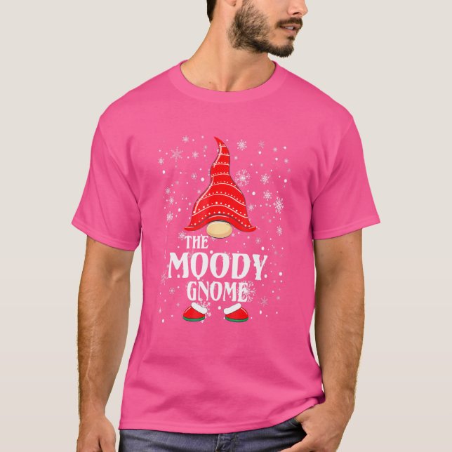 The Moody Gnome Matching Family Group Christmas Pa T-Shirt (Front)
