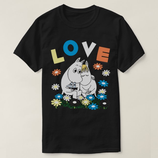The Moomins Love Snorkmaiden Flowerbed Pullover  (Design Front)