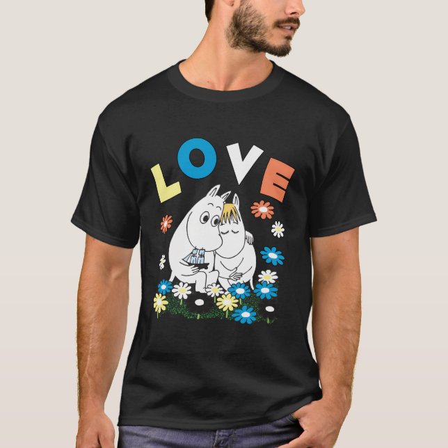 The Moomins Love Snorkmaiden Flowerbed T-Shirt (Front)