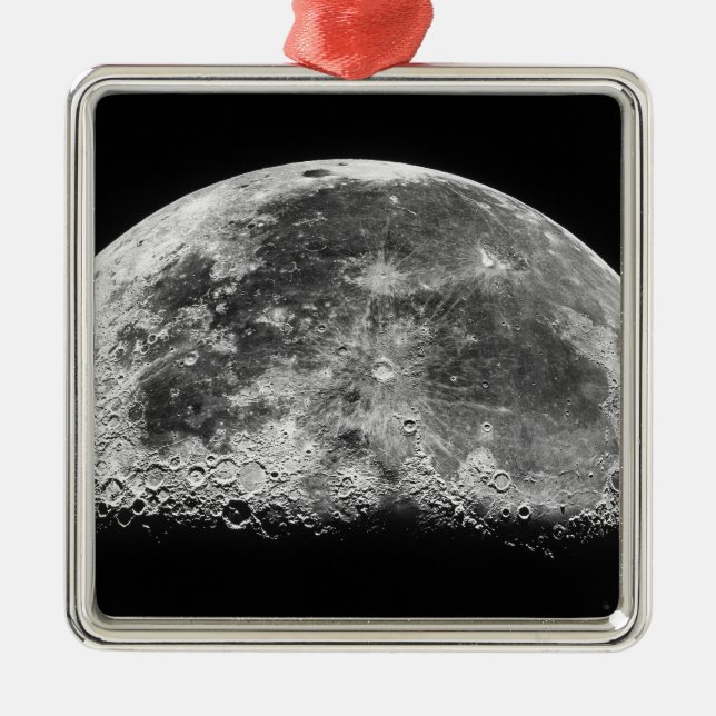 The Moon 2 Metal Ornament (Front)