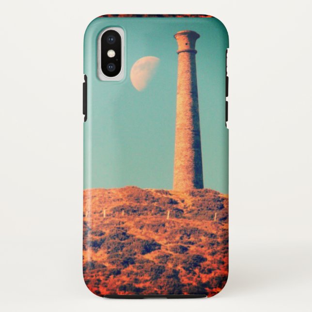 The Moon and a Tower: Aberystwyth Case-Mate iPhone Case (Back)
