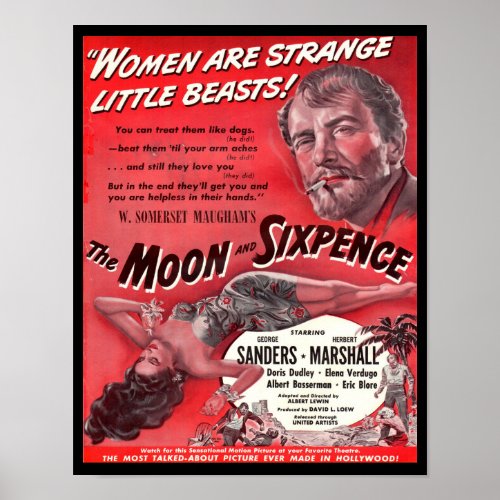 The Moon and Sixpence Poster
