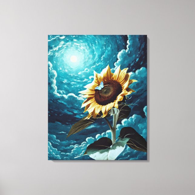 The Moon and Sun Canvas Print (Front)