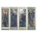 The Moon and the Stars by Alphone Mucha Tissue Pap