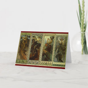 The Moon and the Stars Holiday Card