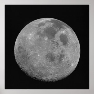 The Moon (Apollo 17) Poster