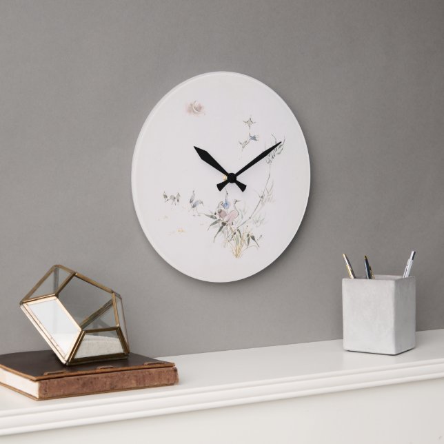 The moon by Bracquemond Large Clock (Office)