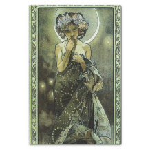 The Moon by Mucha