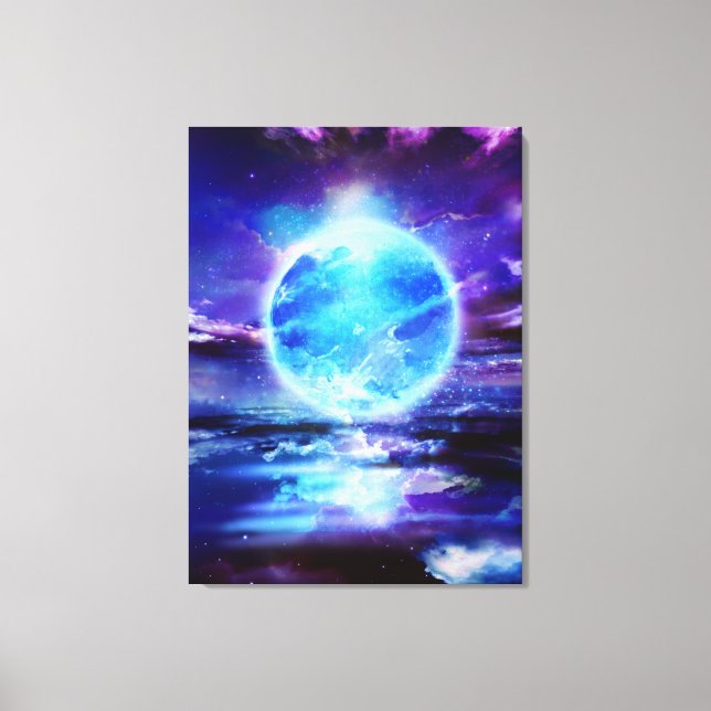 "The Moon" Canvas Print (Front)