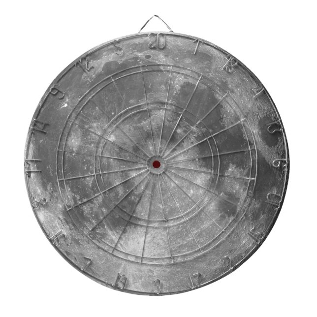 THE MOON DARTBOARD WITH DARTS (Front)