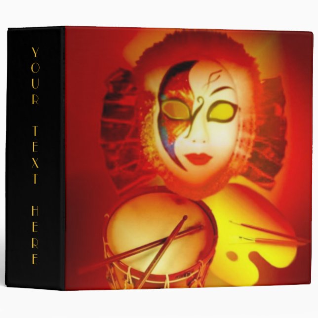 The Moon Drummer Avery Binder (Front/Spine)