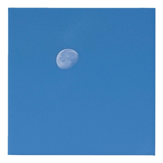 The Moon Faux Canvas Print (Front)