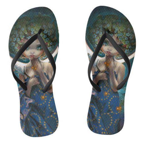 "The Moon" Flip Flops