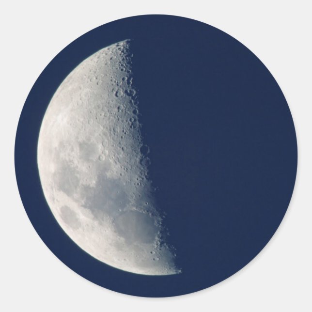 The Moon From Howick, Kwazulu-Natal Classic Round Sticker (Front)